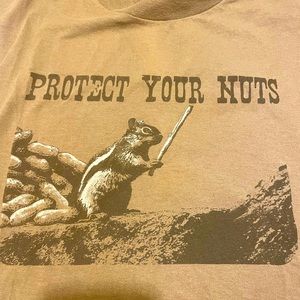Funny “Protect your nuts” Tee Shirt